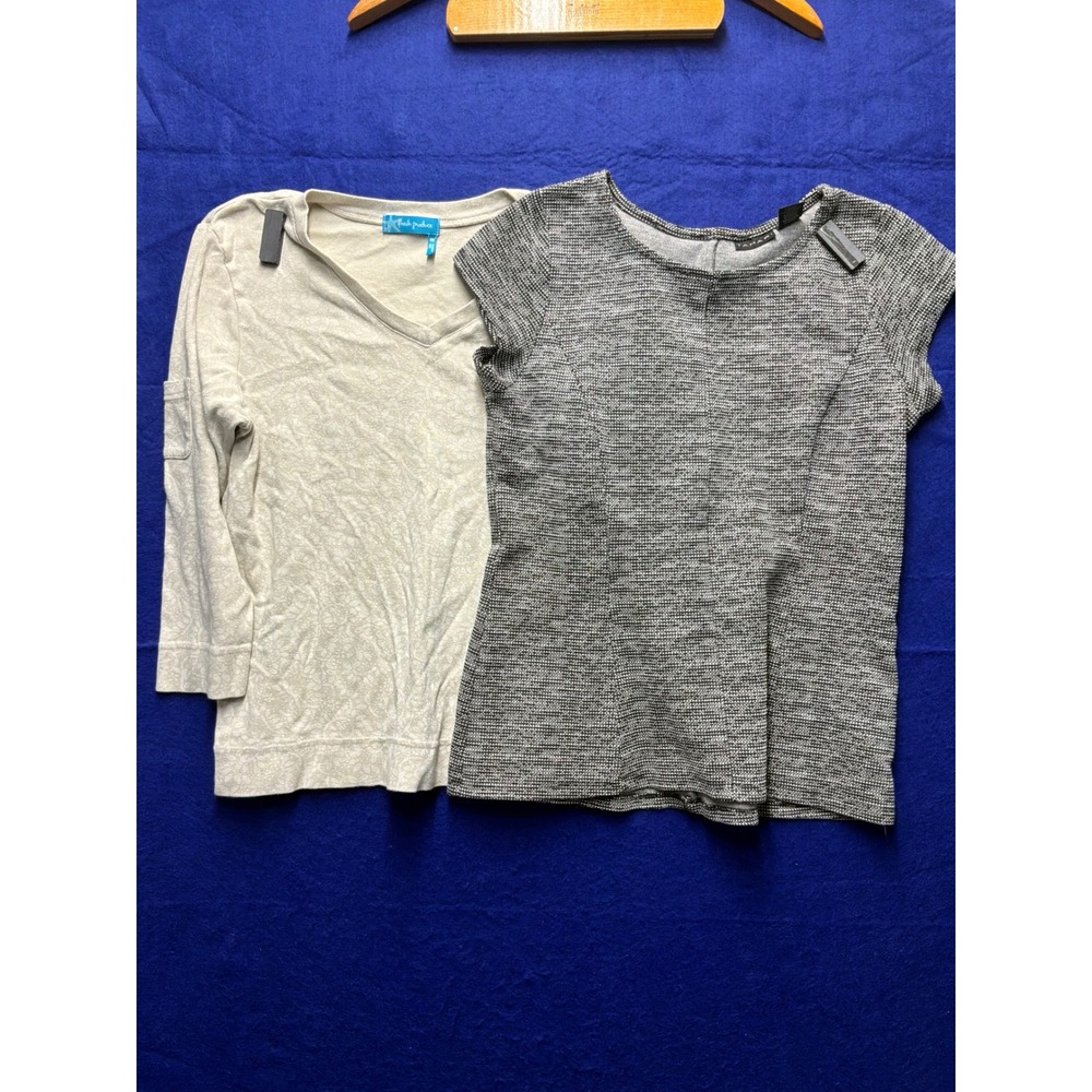 Business‎ Casual Womens Tahari & Fresh Produce Tops Bundle M Black Tan